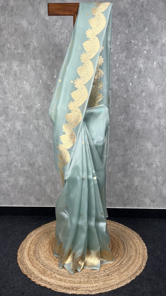 SILK ORGANZA BANARASI SAREE
