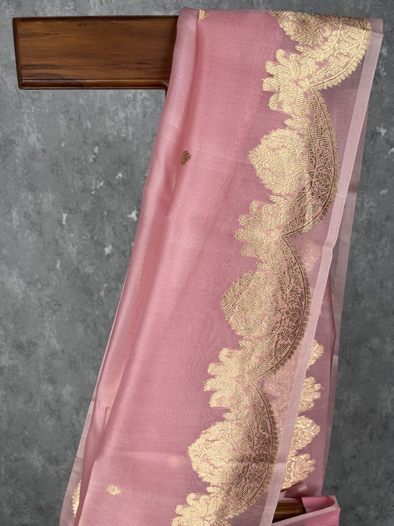 SILK ORGANZA BANARASI SAREE - Image 2