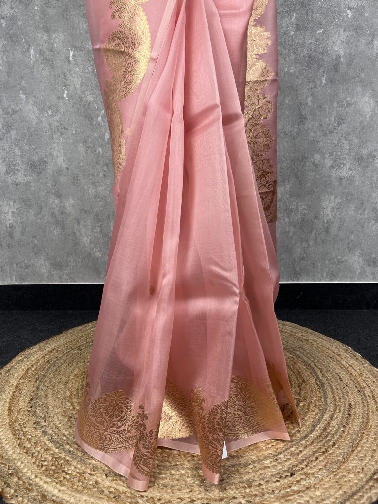 SILK ORGANZA BANARASI SAREE - Image 3