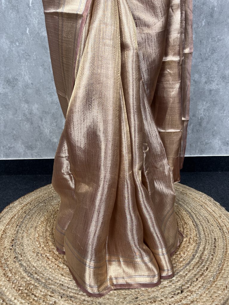 TISSUE ORGANZA BANARASI SAREE - Image 3