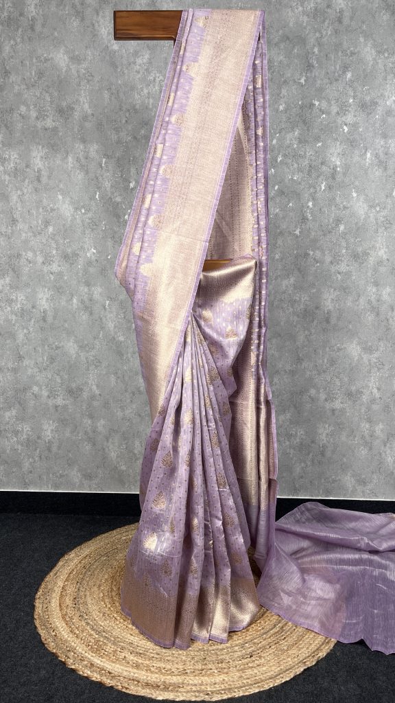 SILK LINEN BANARASI SAREE
