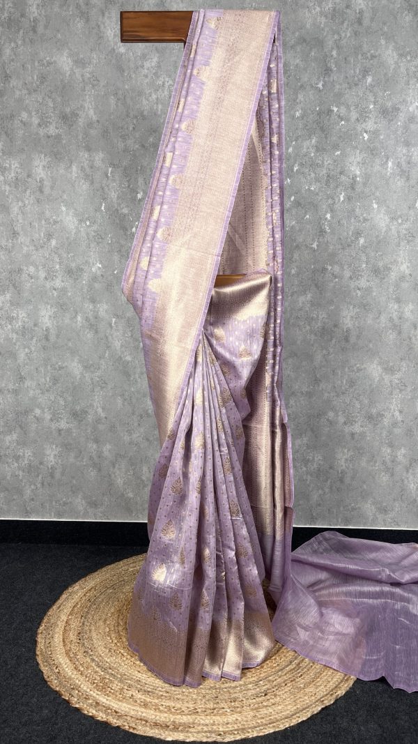 SILK LINEN BANARASI SAREE