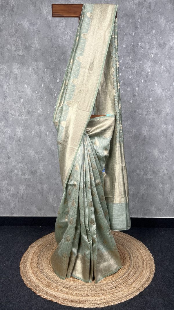 SILK LINEN BANARASI SAREE