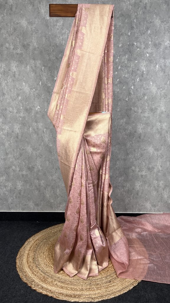 SILK LINEN BANARASI SAREE