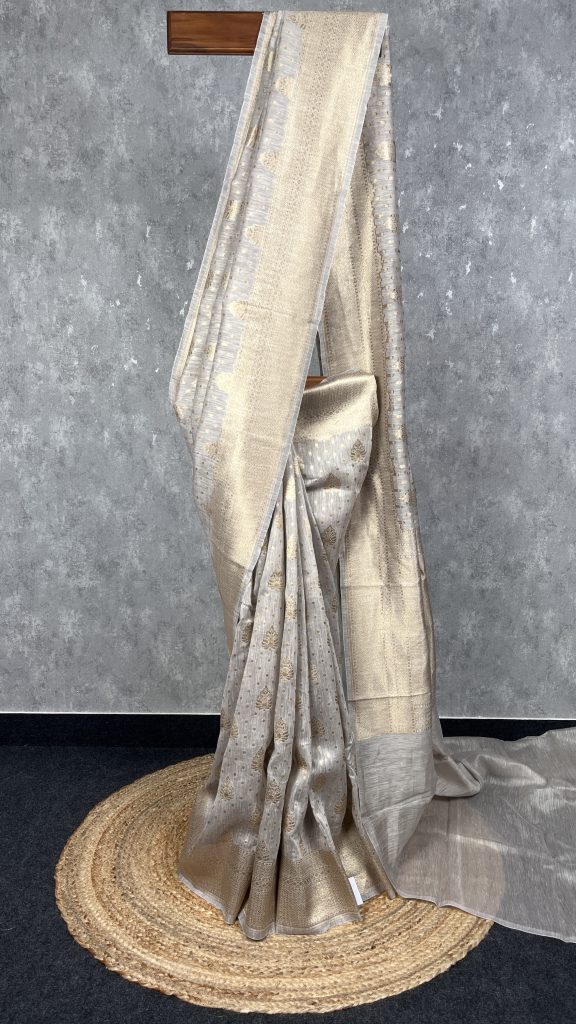 SILK LINEN BANARASI SAREE