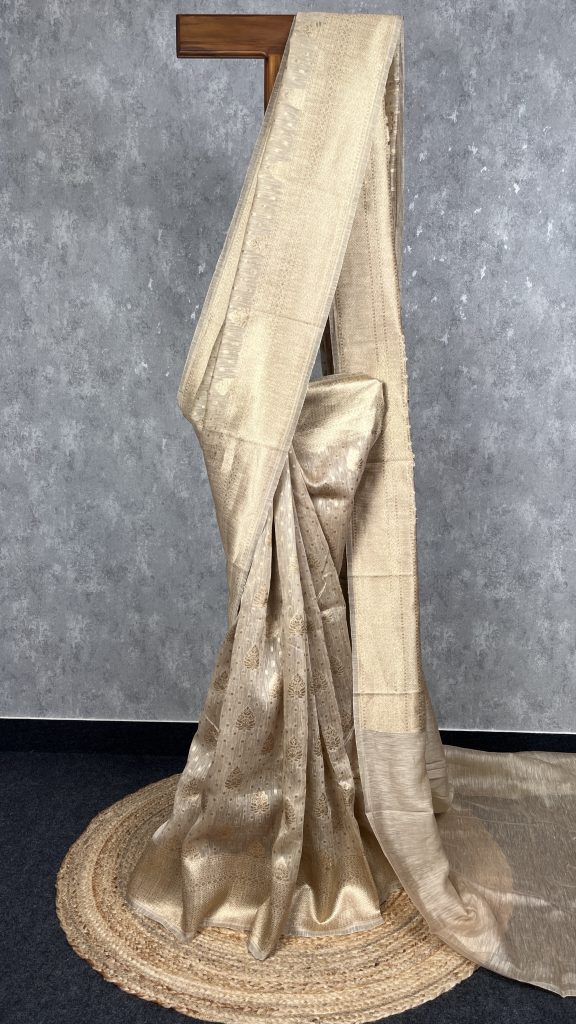 SILK LINEN BANARASI SAREE