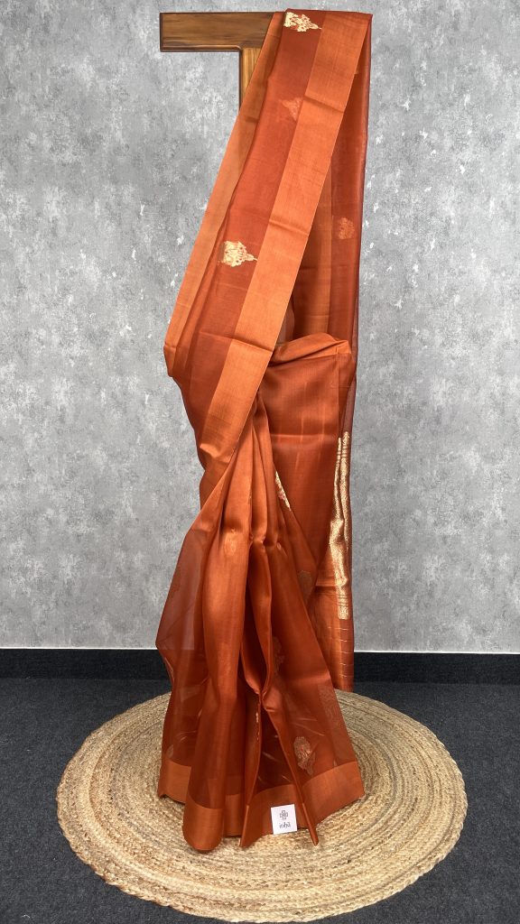 SILK ORGANZA BANARASI SAREE