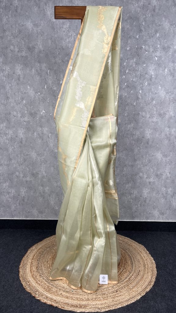 SILK ORGANZA BANARASI SAREE