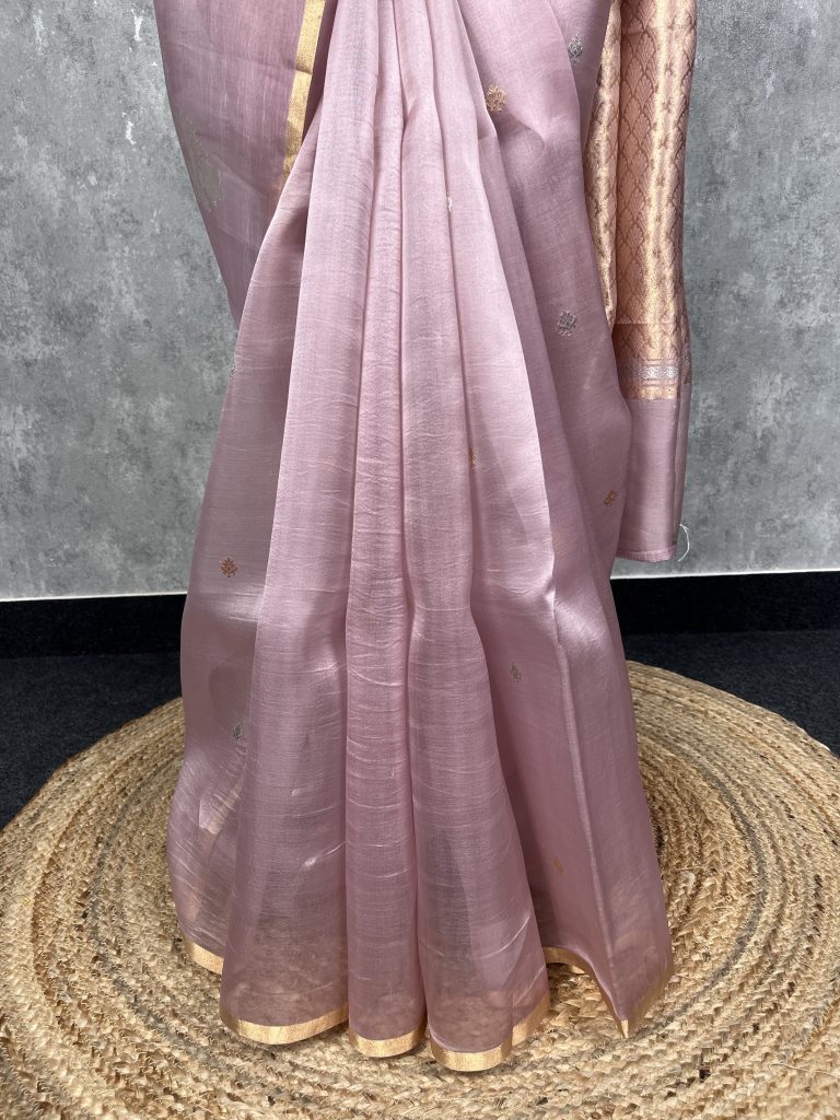SILK ORGANZA BANARASI SAREE - Image 3