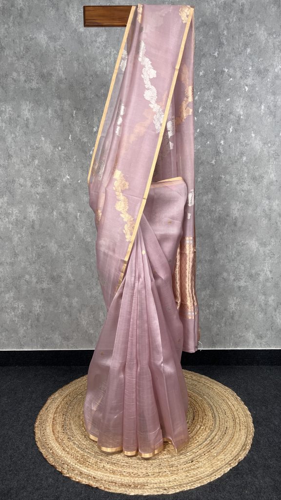 SILK ORGANZA BANARASI SAREE