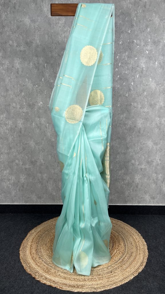 SILK ORGANZA BANARASI SAREE