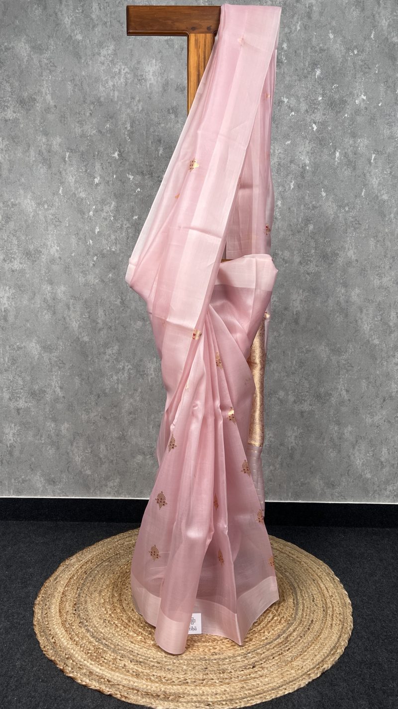 SILK ORGANZA BANARASI SAREE