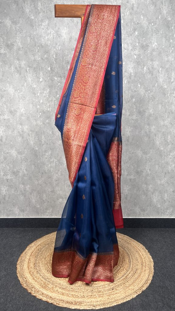 SILK ORGANZA BANARASI SAREE