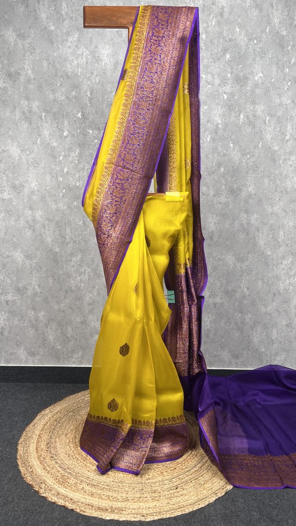 SILK ORGANZA BANARASI SAREE