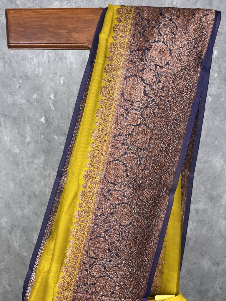 SILK ORGANZA BANARASI SAREE - Image 2