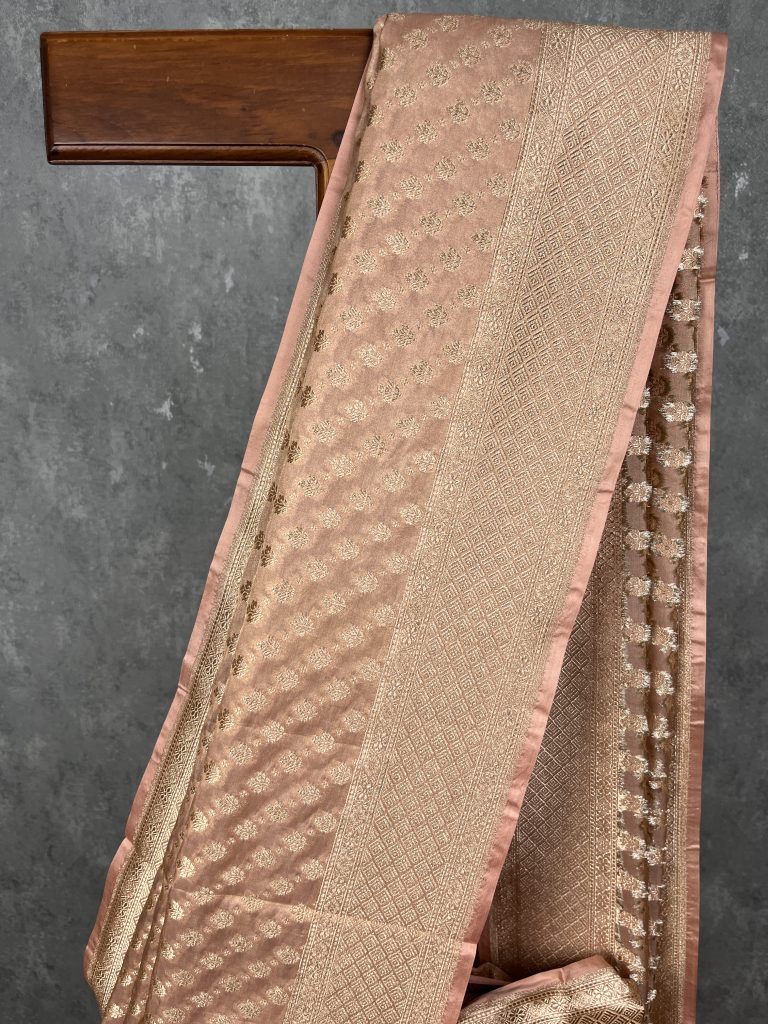 TISSUE KATAN SILK BANARASI HANDLOOM SAREE - Image 2