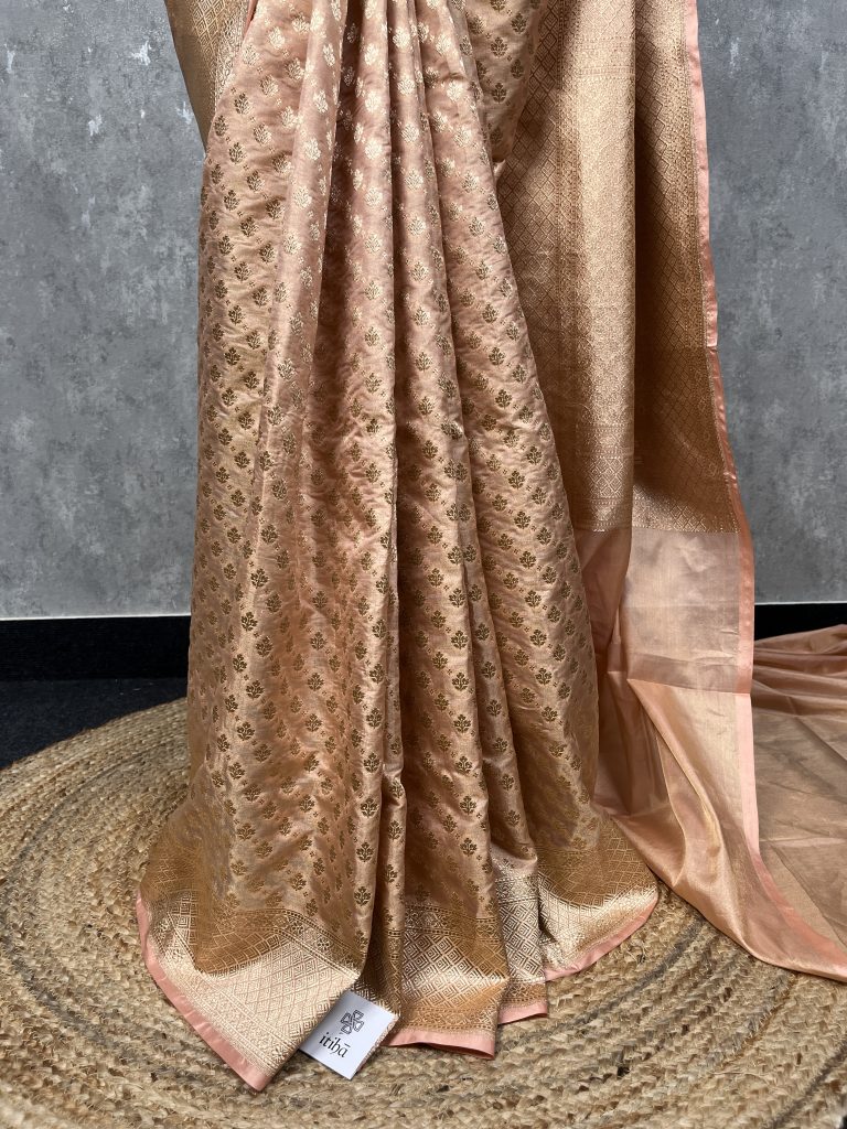 TISSUE KATAN SILK BANARASI HANDLOOM SAREE - Image 3