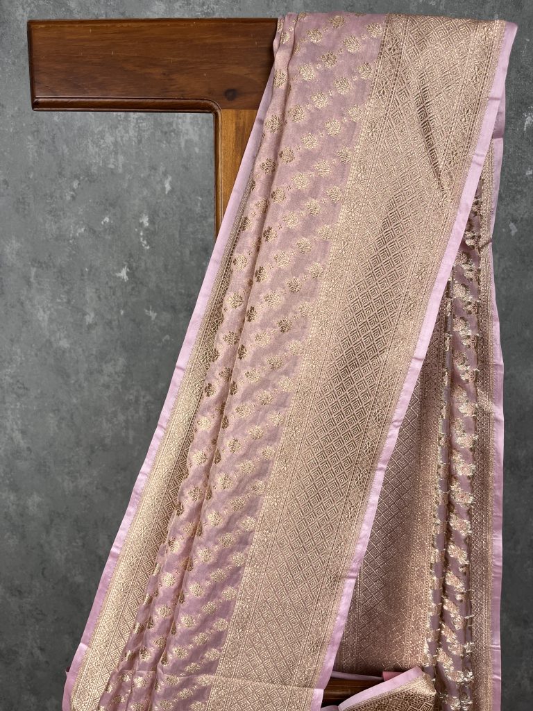 TISSUE KATAN SILK BANARASI HANDLOOM SAREE - Image 2