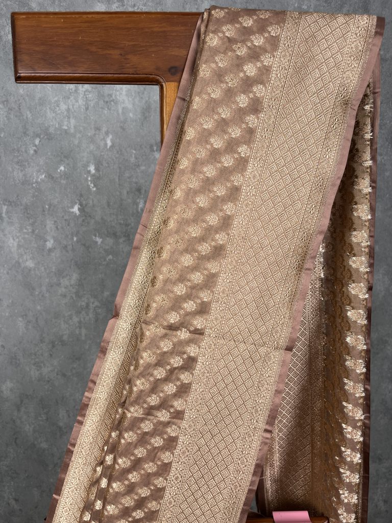 TISSUE KATAN SILK BANARASI HANDLOOM SAREE - Image 2