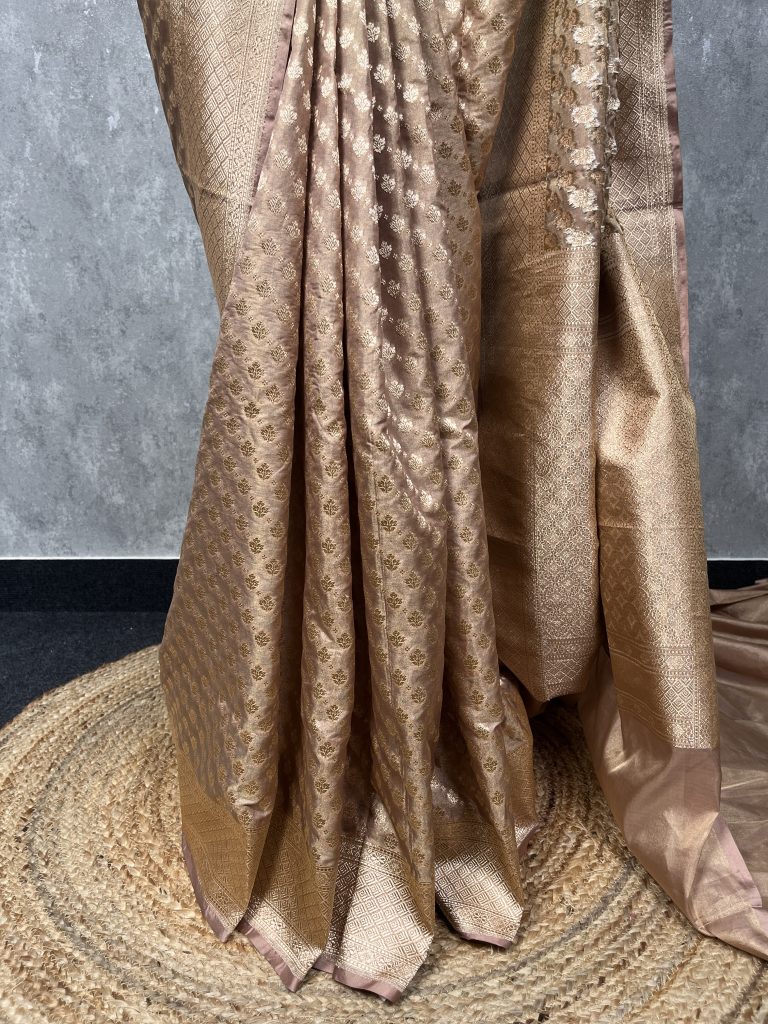 TISSUE KATAN SILK BANARASI HANDLOOM SAREE - Image 3