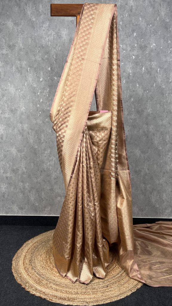 TISSUE KATAN SILK BANARASI HANDLOOM SAREE