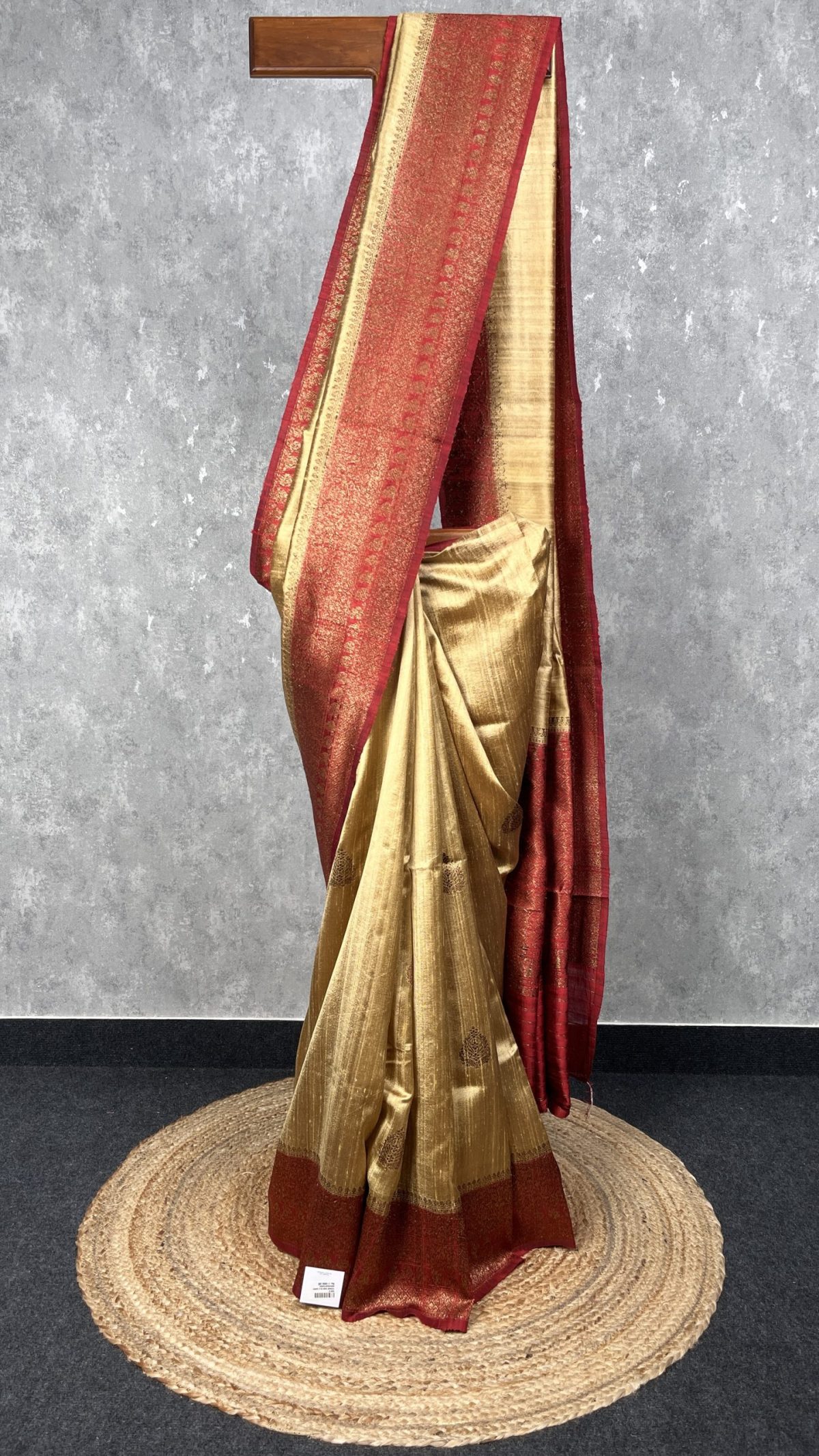 TUSSAR RAW SILK BANARASI SAREE
