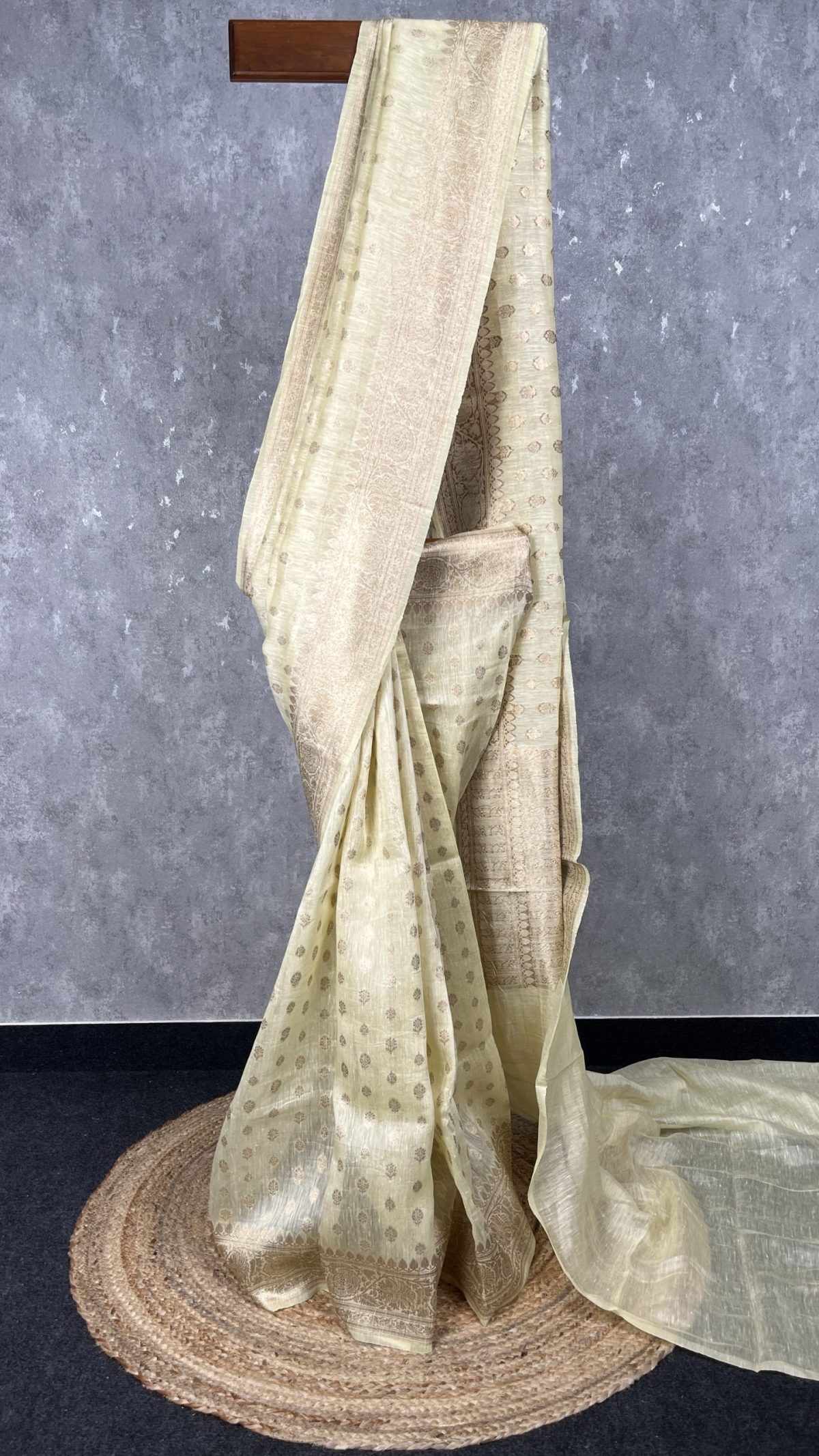 SILK LINEN BANARASI SAREE