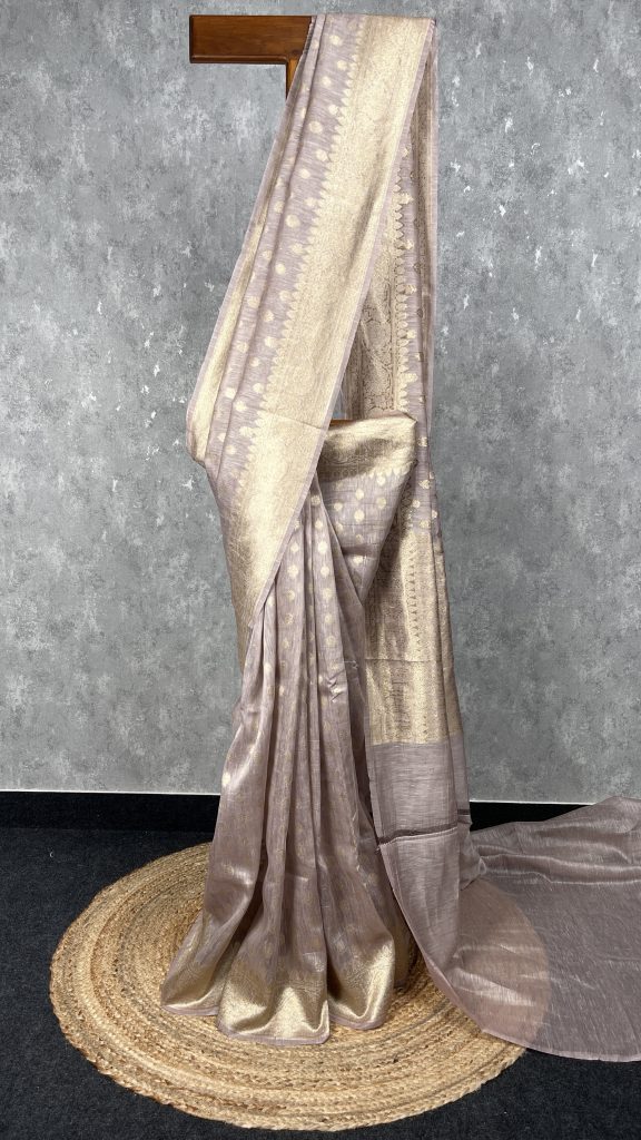 SILK LINEN BANARASI SAREE