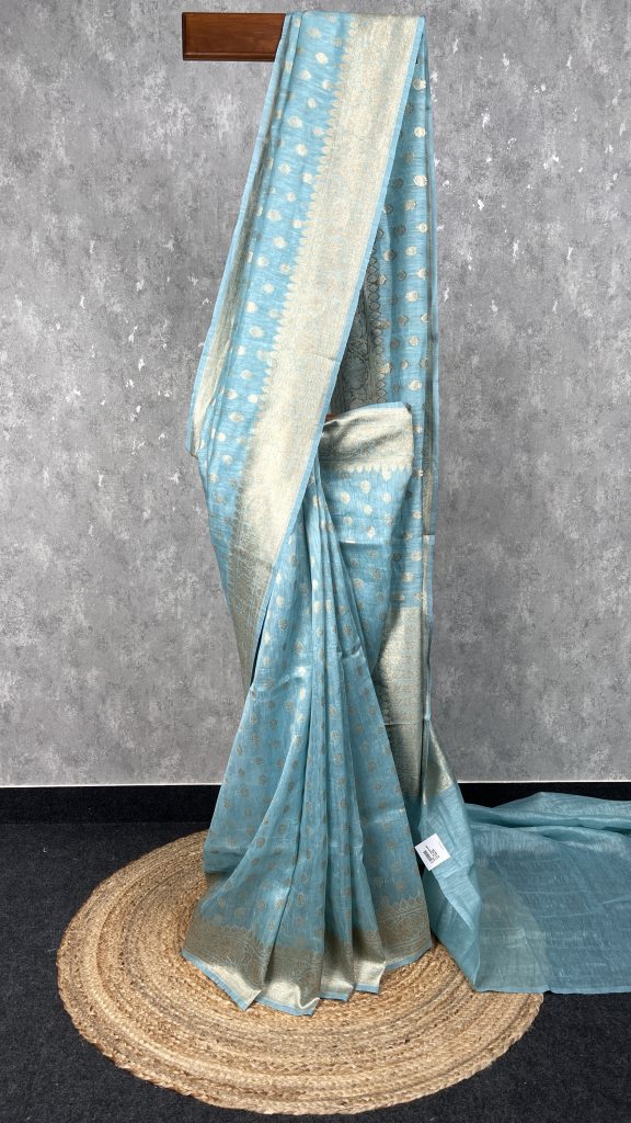 SILK LINEN BANARASI SAREE