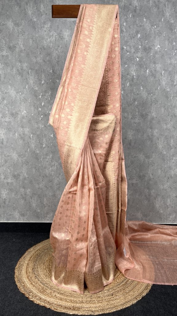SILK LINEN BANARASI SAREE