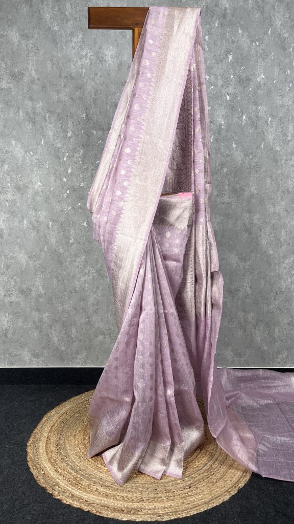 SILK LINEN BANARASI SAREE