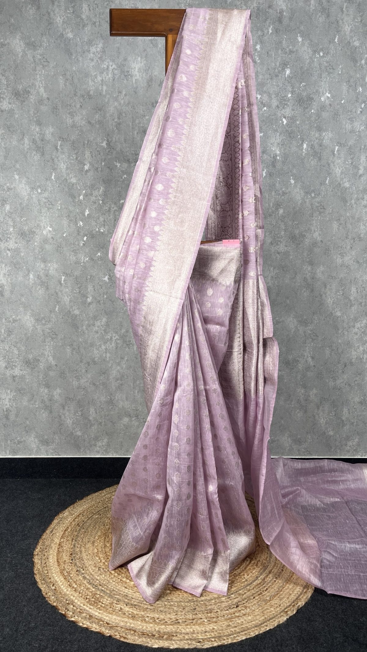SILK LINEN BANARASI SAREE