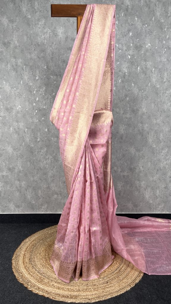 SILK LINEN BANARASI SAREE
