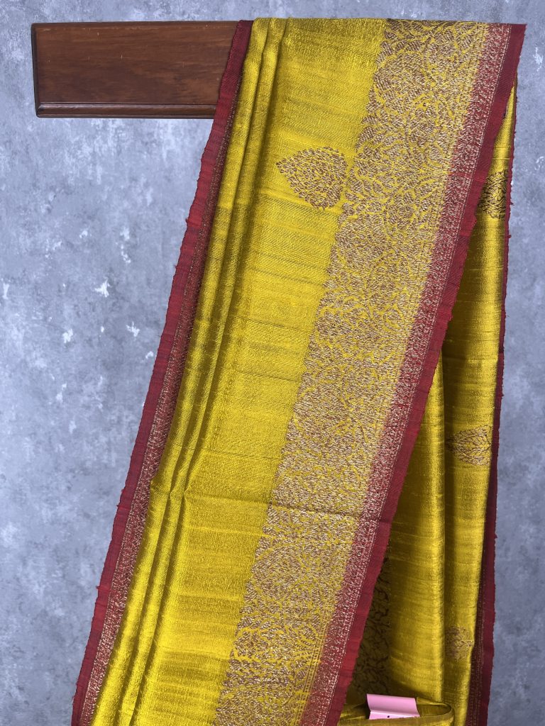 TUSSAR RAW SILK BANARASI SAREE - Image 2