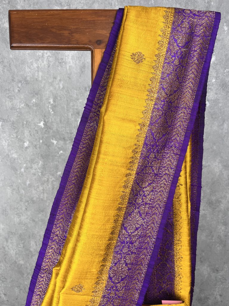 TUSSAR RAW SILK BANARASI SAREE - Image 2