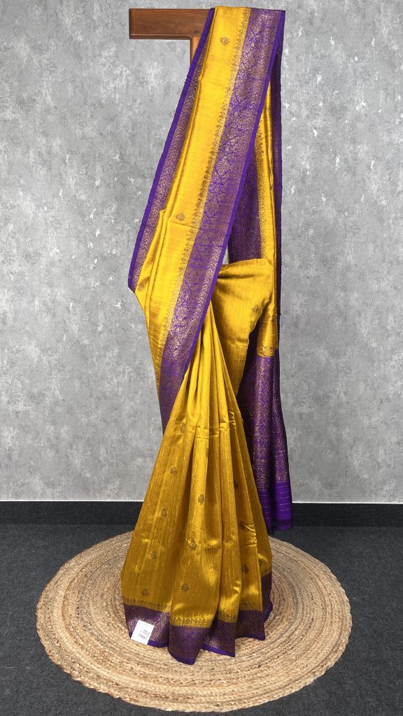 TUSSAR RAW SILK BANARASI SAREE