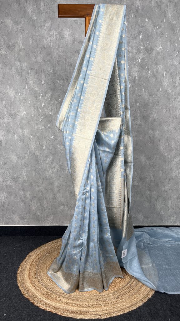 SILK LINEN BANARASI SAREE