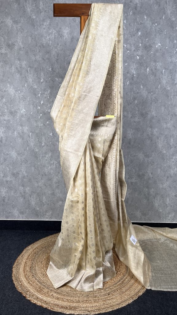 SILK LINEN BANARASI SAREE