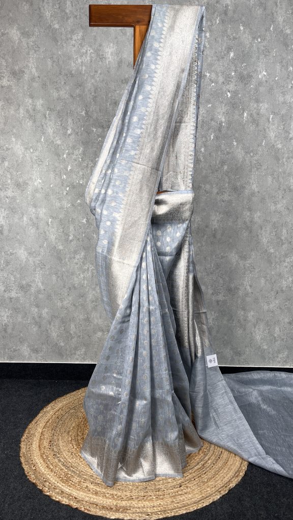 SILK LINEN BANARASI SAREE