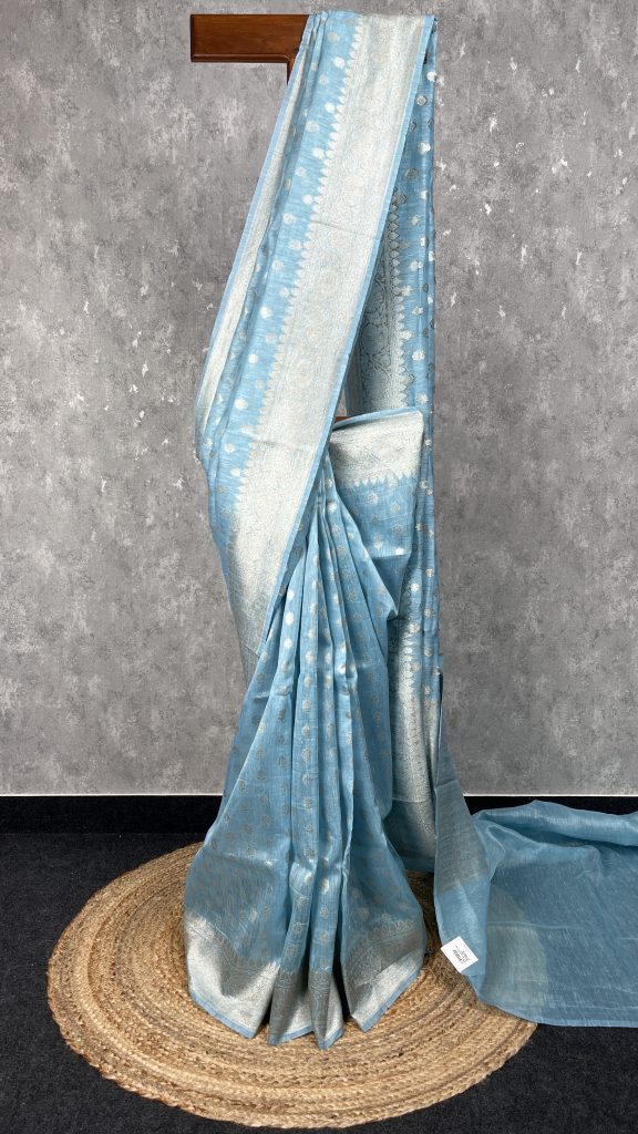 SILK LINEN BANARASI SAREE