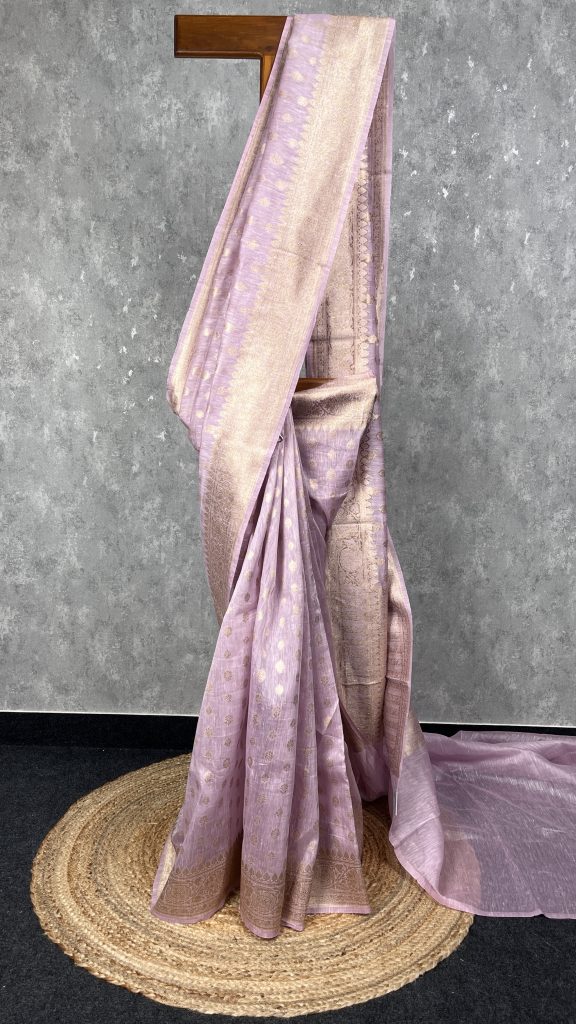SILK LINEN BANARASI SAREE