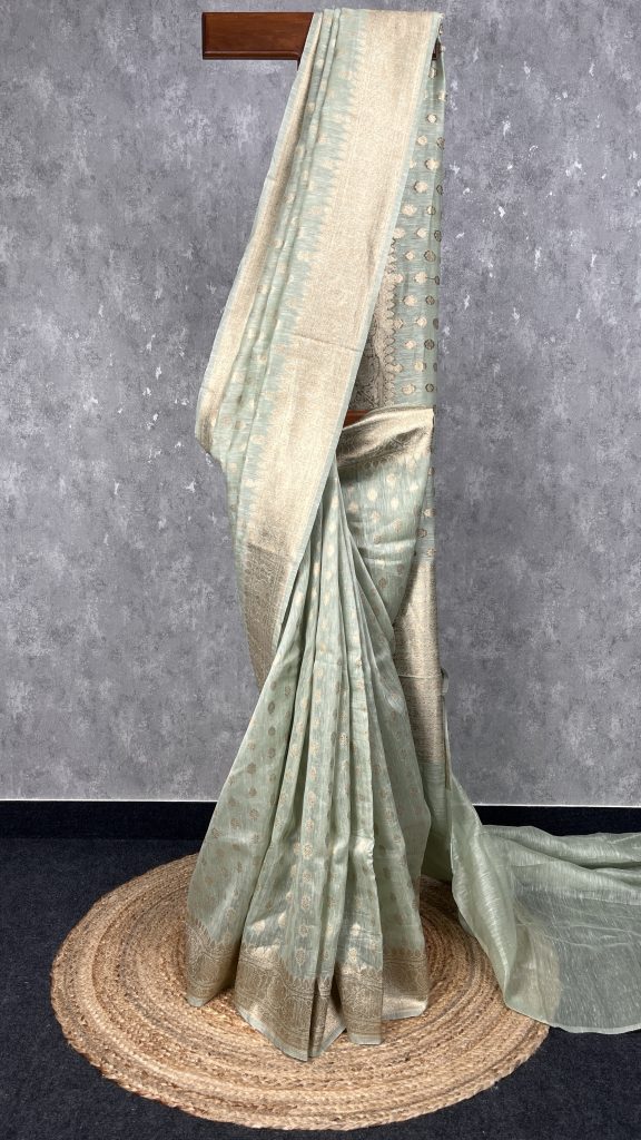 SILK LINEN BANARASI SAREE