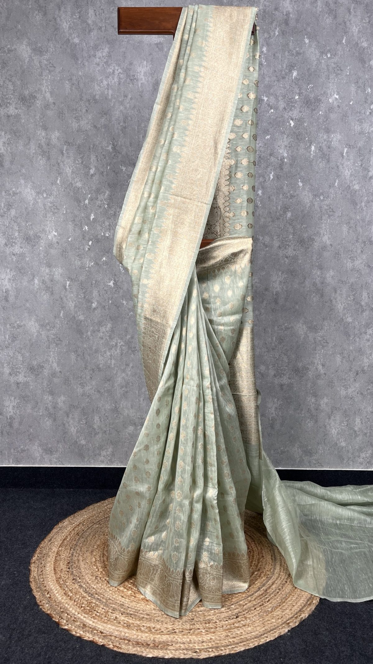 SILK LINEN BANARASI SAREE