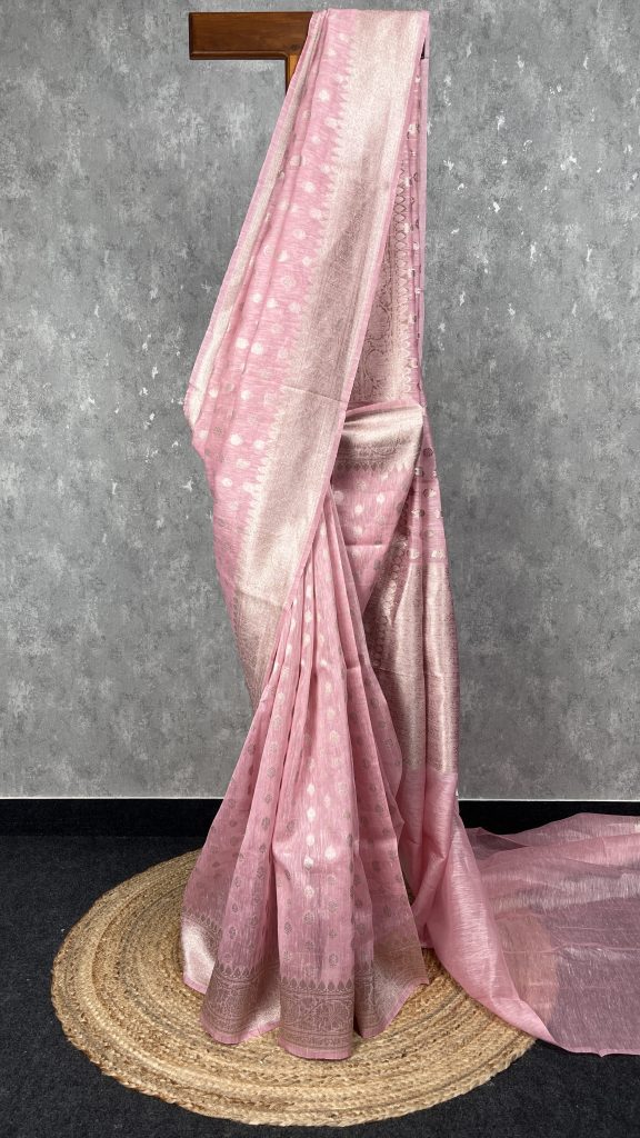 SILK LINEN BANARASI SAREE