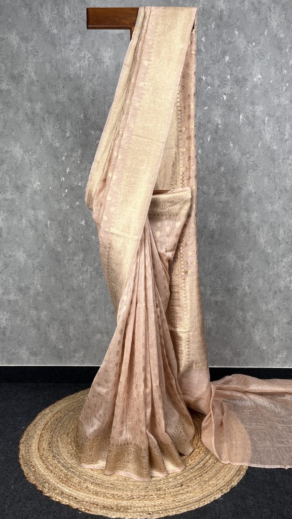 SILK LINEN BANARASI SAREE