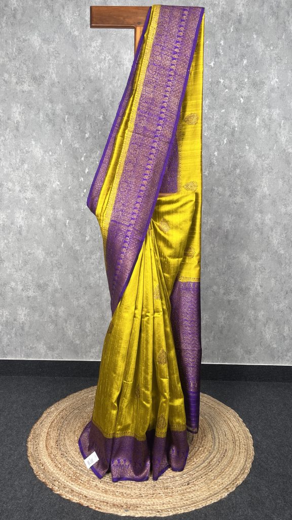 TUSSAR RAW SILK BANARASI SAREE