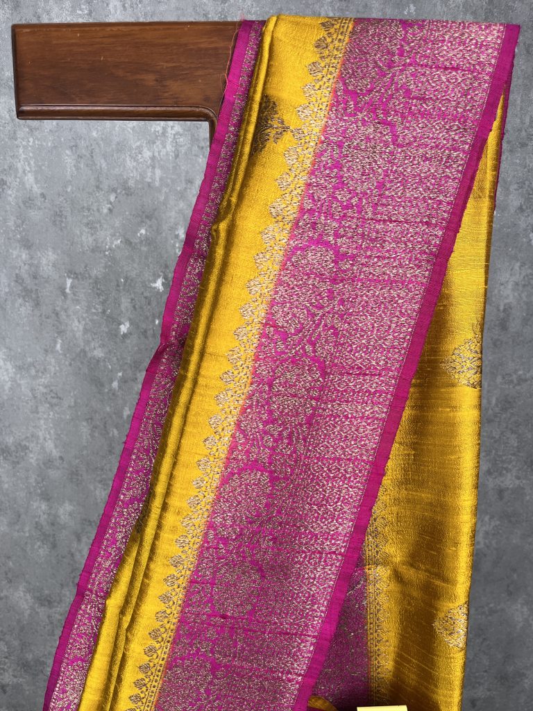 TUSSAR RAW SILK BANARASI SAREE - Image 2
