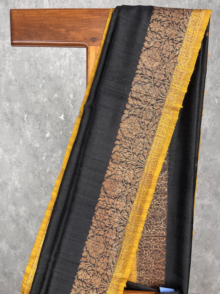 TUSSAR RAW SILK BANARASI SAREE - Image 2