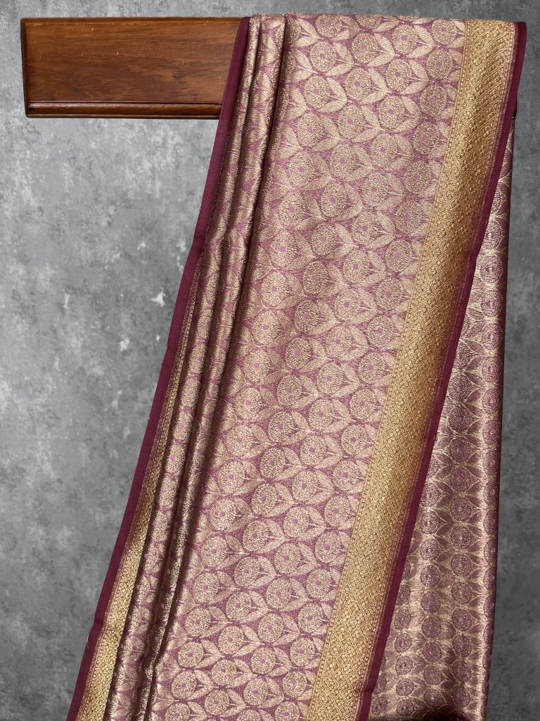 CHANDERI BROCADE BANARASI SAREE - Image 2