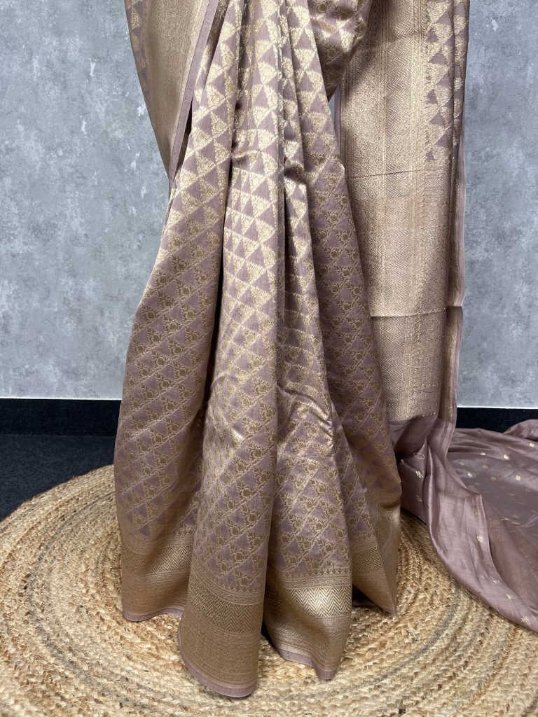 CHANDERI BROCADE BANARASI SAREE - Image 3